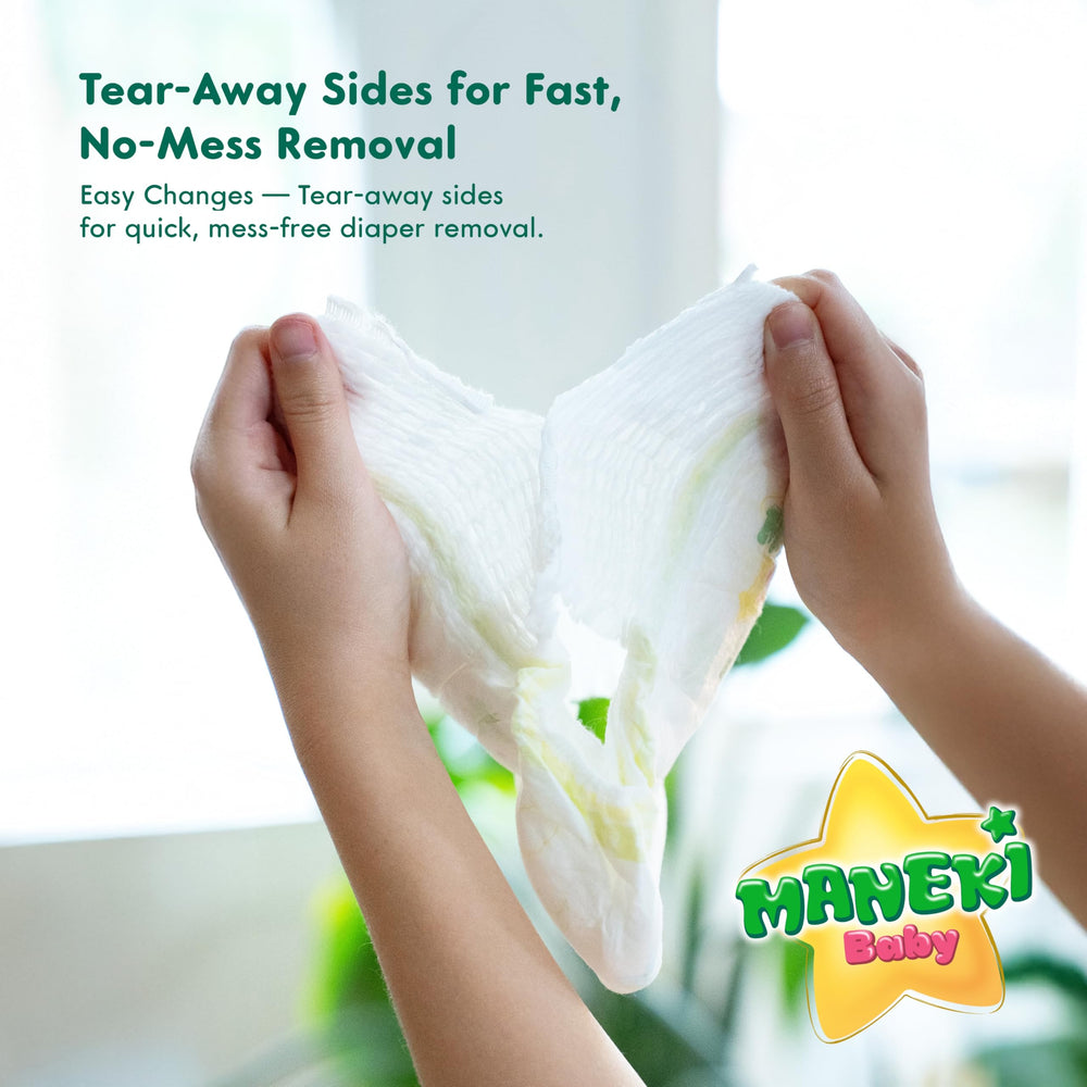 Maneki Diaper Pants Size 5 travel pack for on-the-go changes.