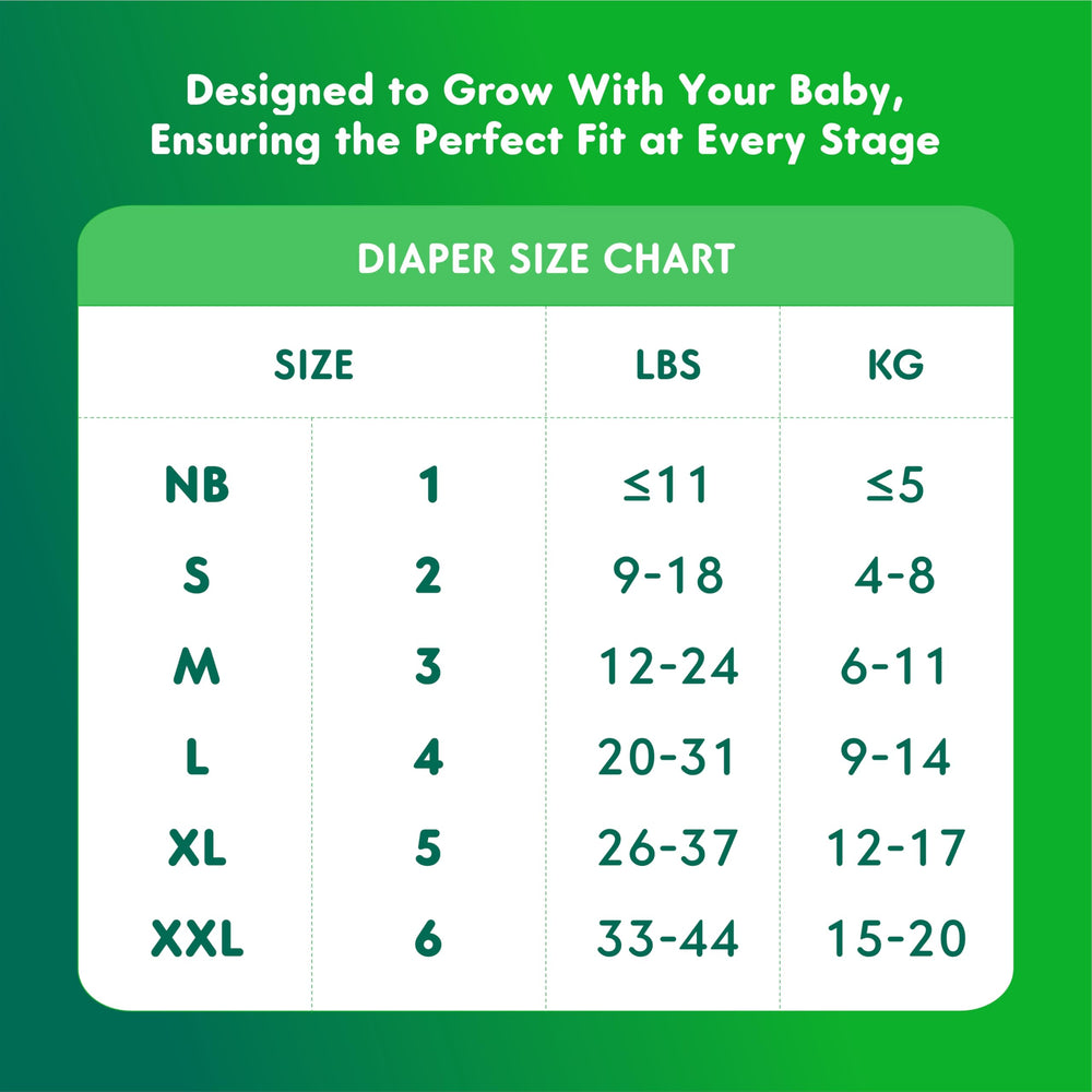 MANEKI diapers overnight-absorbency image suggests protection through the night.