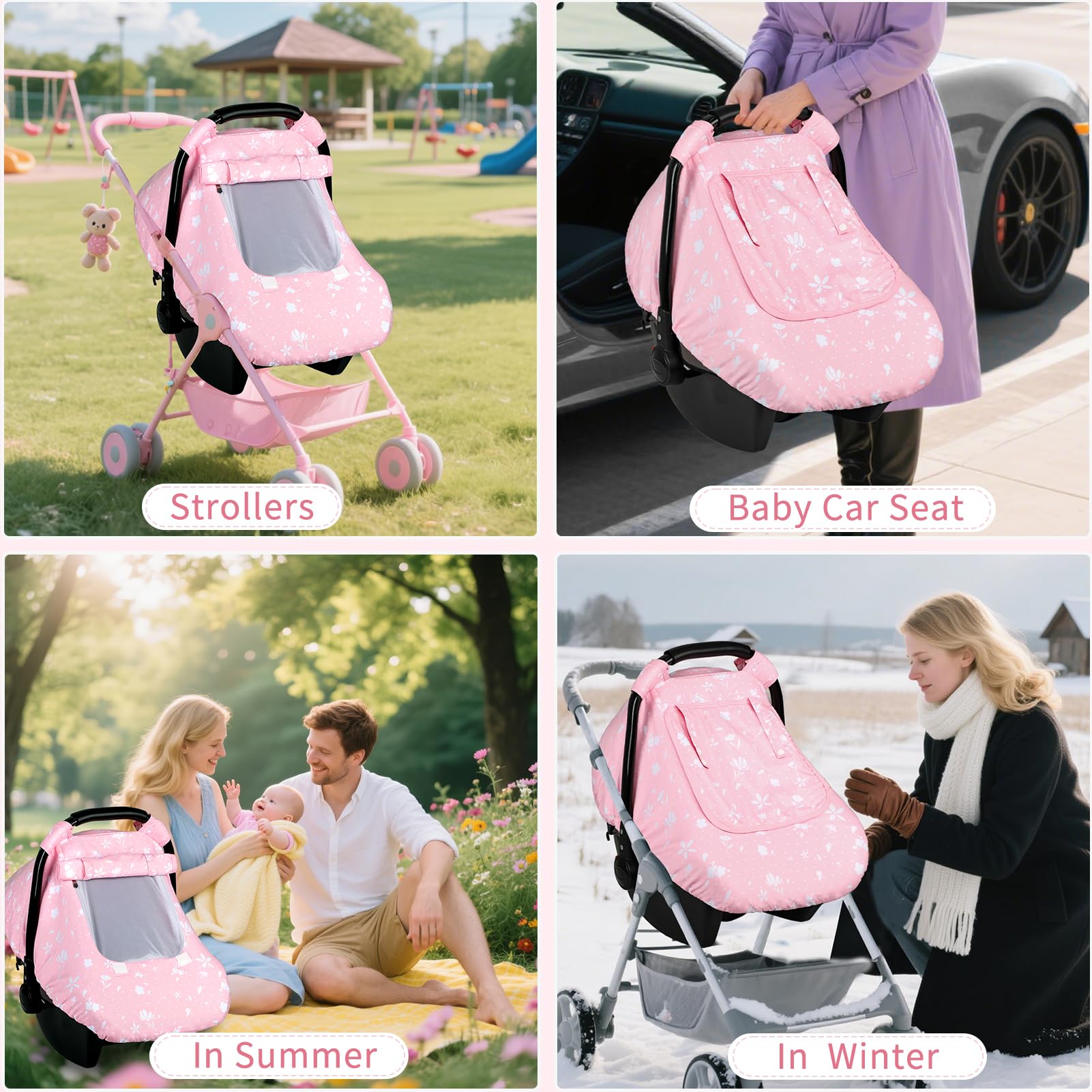 ManFaiSky car seat cover is machine washable for easy cleaning