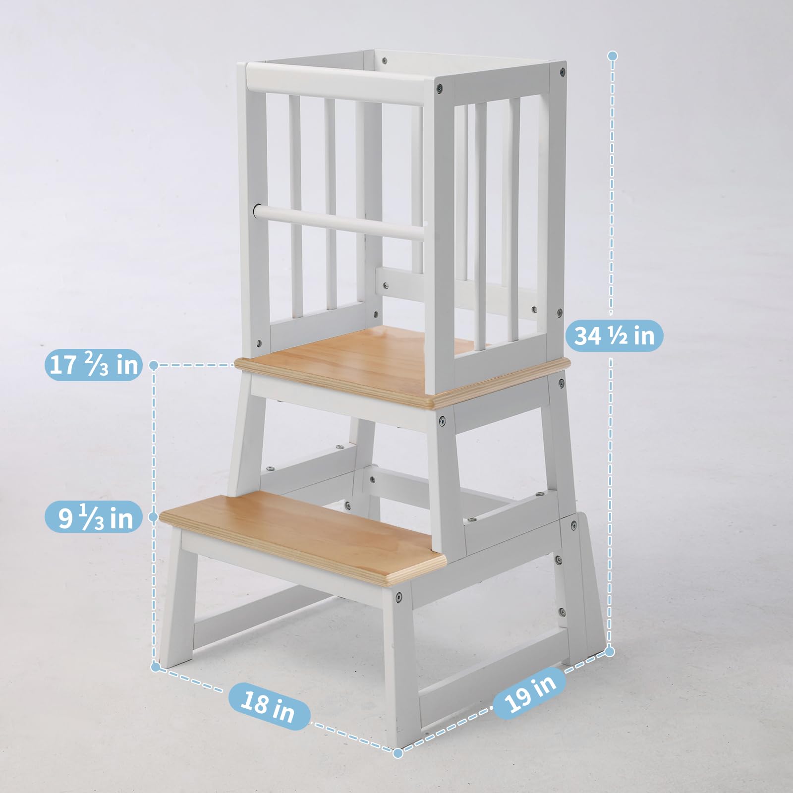 Mangohood kids step stool kitchen-helper shows cooperative learning for chores.