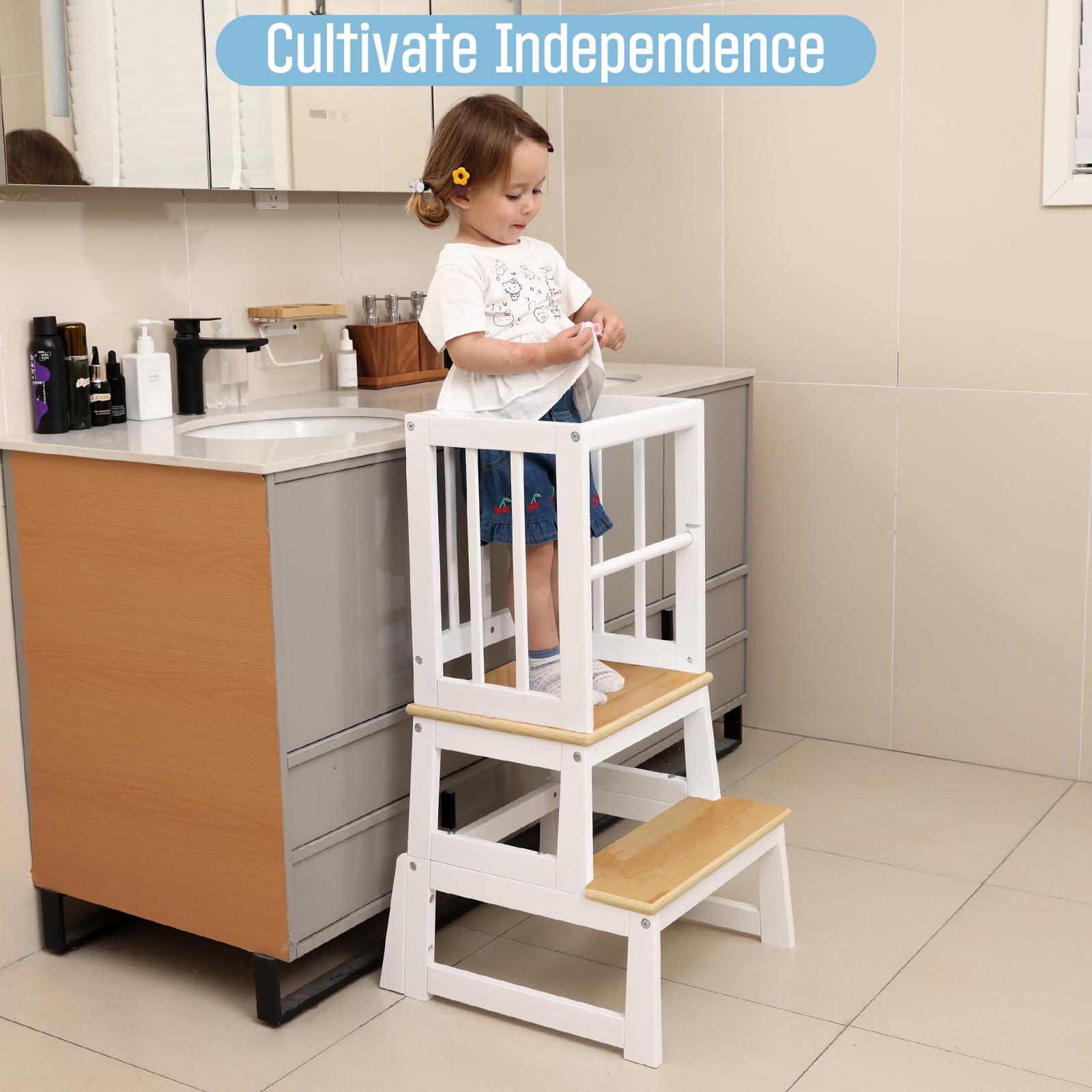 Mangohood kids step stool wash-hands supports easy handwashing for toddlers.