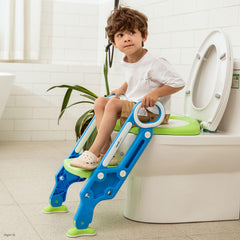 Mangohood toilet seat with handles offers secure grip and padded comfort for kids.