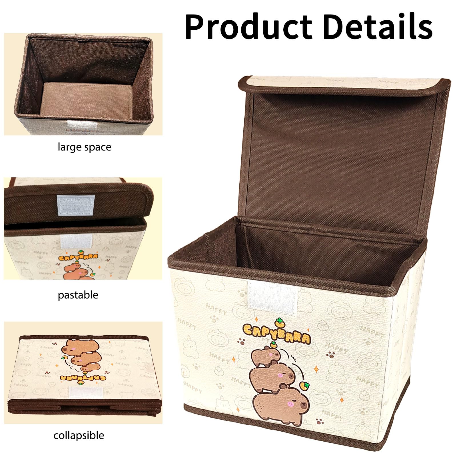 Mangpung capybara storage bin expanded access lets you reach daily essentials easily