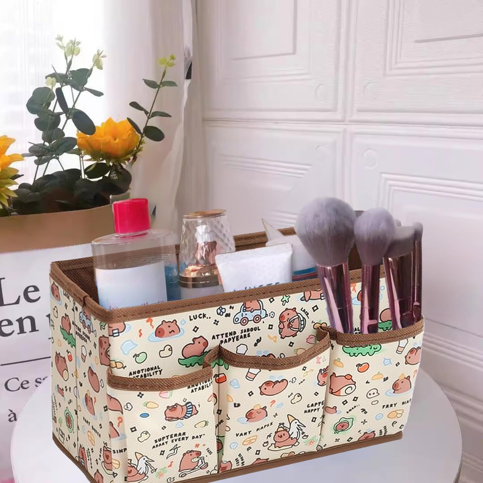 Mangpung Kawaii capybara bin as a cute room decor gift.