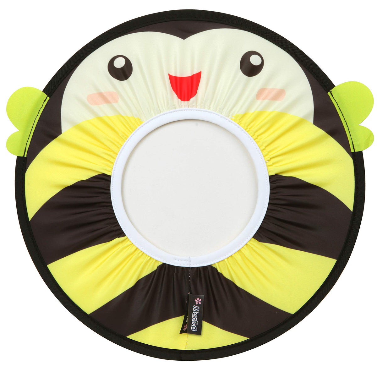 Manito Baby Shower Hat Bee: water-repellent shield that keeps hair dry during bath time