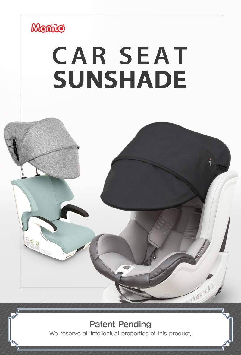 Manito sun shade extender made in Korea with portable folding design for travel