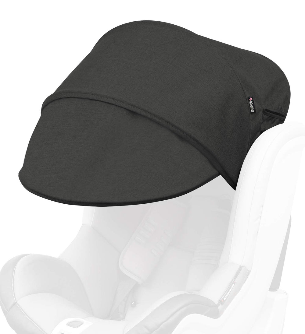 Manito sun shade extender side view for car seats with UV protection and added shade
