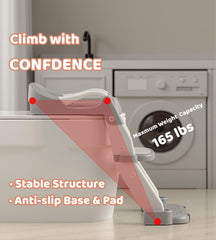 MantisFist soft cushion seat supports comfy seating for baby during potty training.
