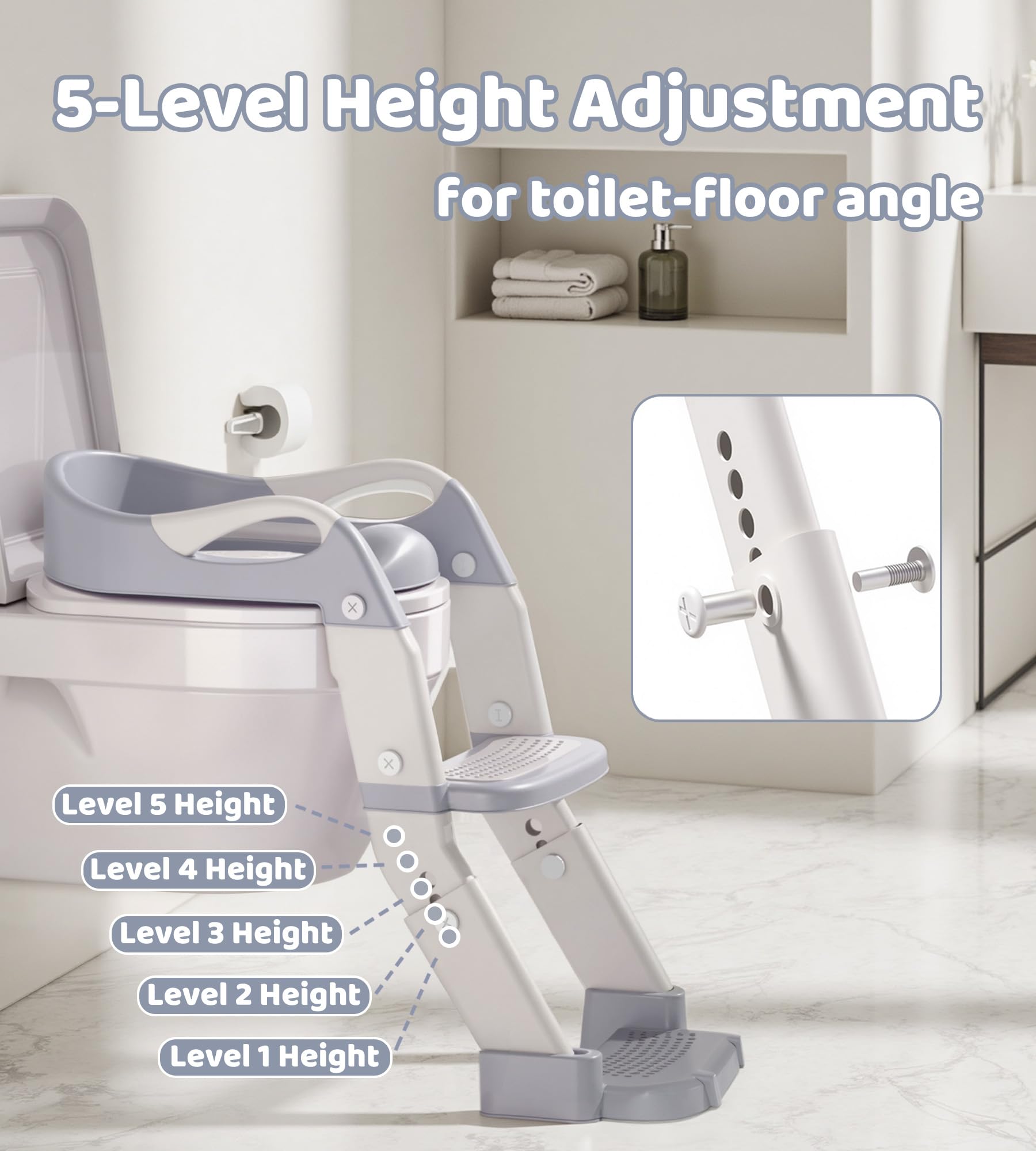 MantisFist wide anti-slip step offers secure footing.