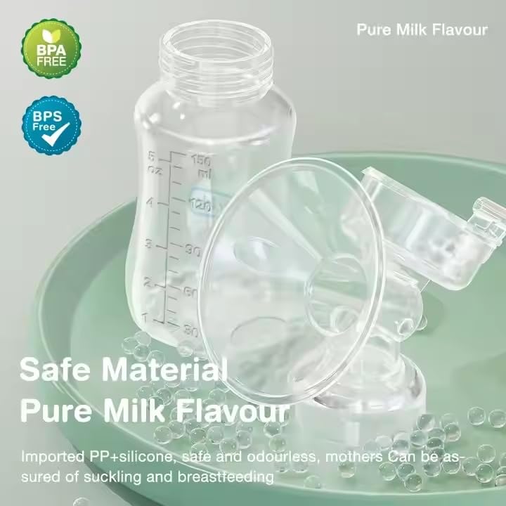 Manual Breast Pump soft-silicone-shield offers gentle suction and reduced discomfort.