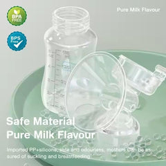 Manual Breast Pump soft-silicone-shield offers gentle suction and reduced discomfort.