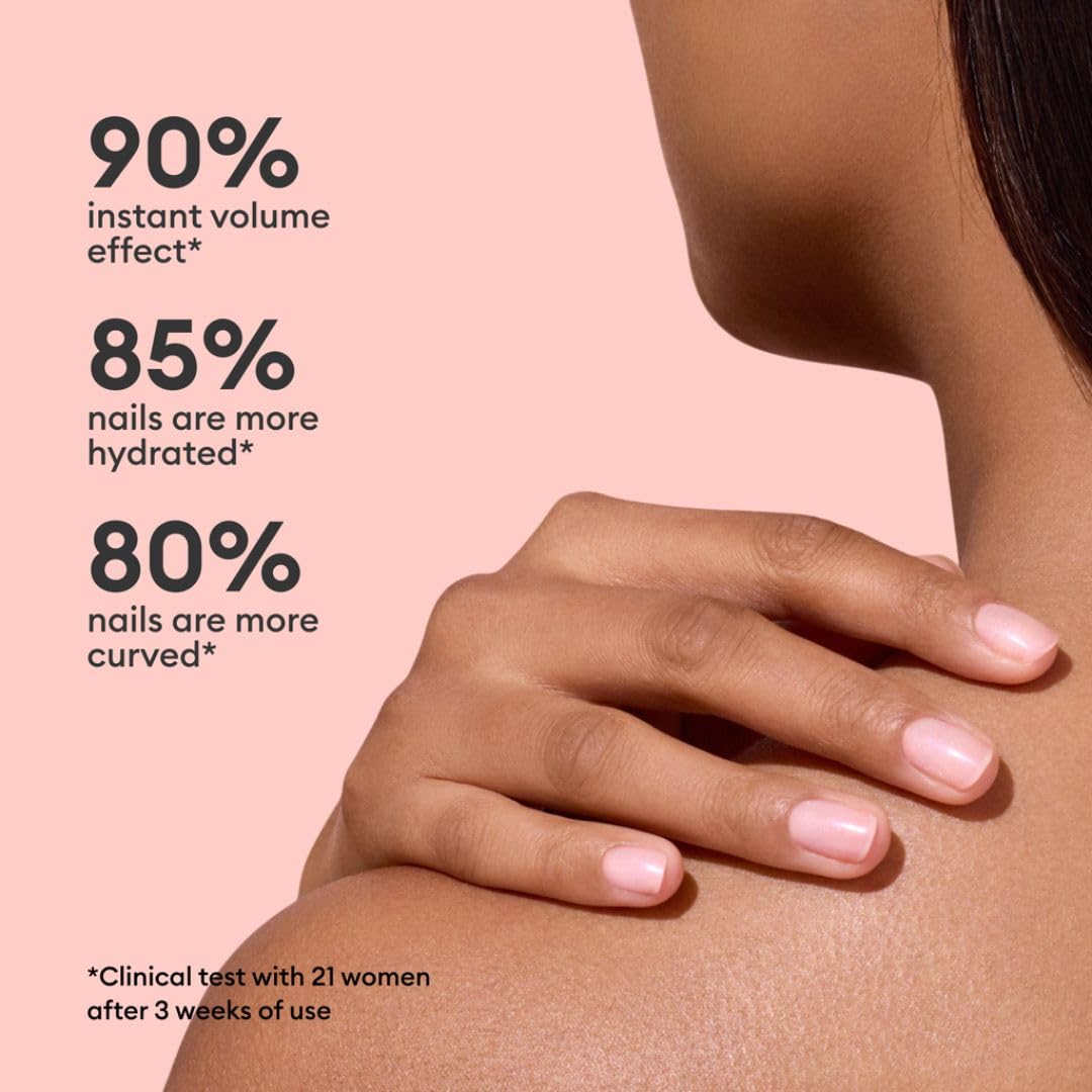 Manucurist Active Plump drying-time shot highlights quick-dry finish