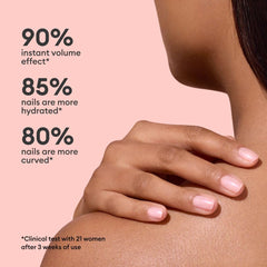 Manucurist Active Plump drying-time shot highlights quick-dry finish