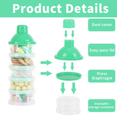Manwetye portable milk powder container travel-use keeps formula ready away from home.