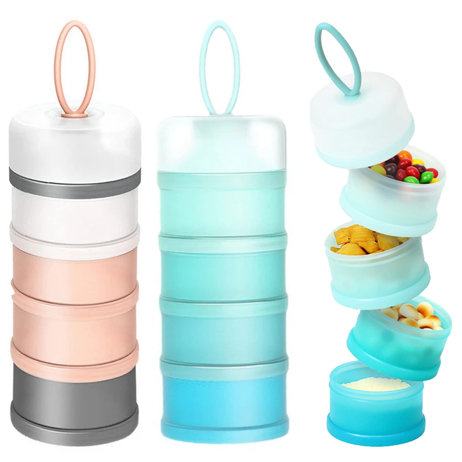 Manwetye Sakura 4-layer dispenser closeup for on-the-go feeding