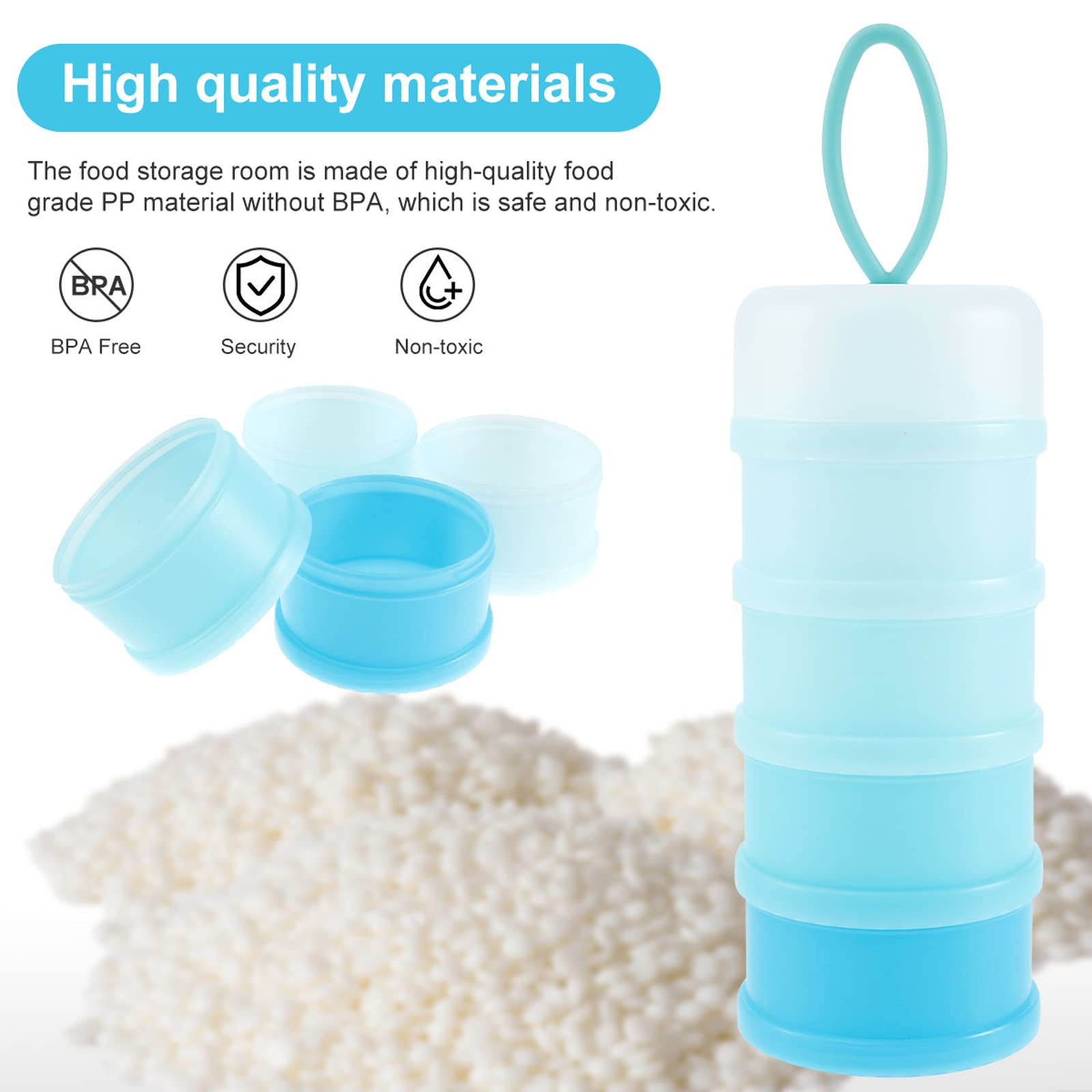 Manwetye Sakura blue compartments stacked show four-layer organization