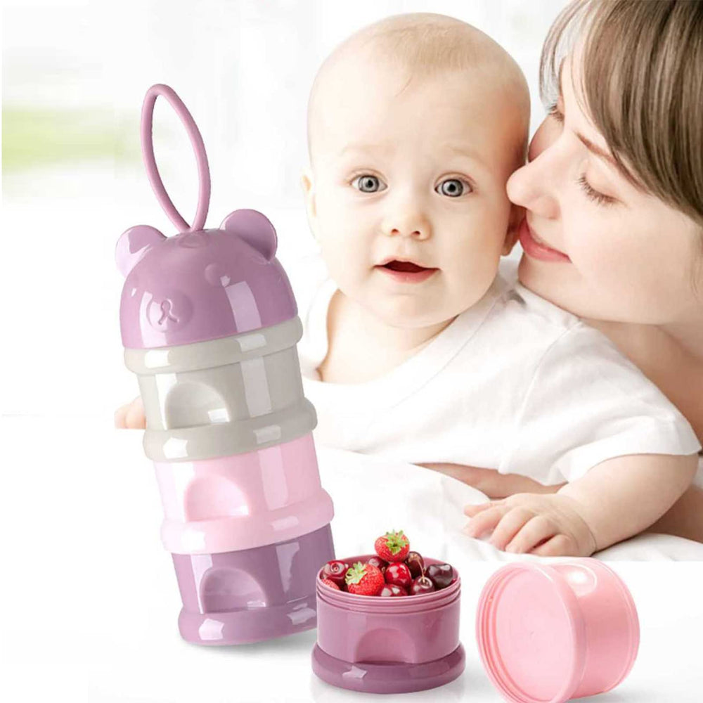 Manwetye travel feeding setup demonstrates versatile use beyond formula.
