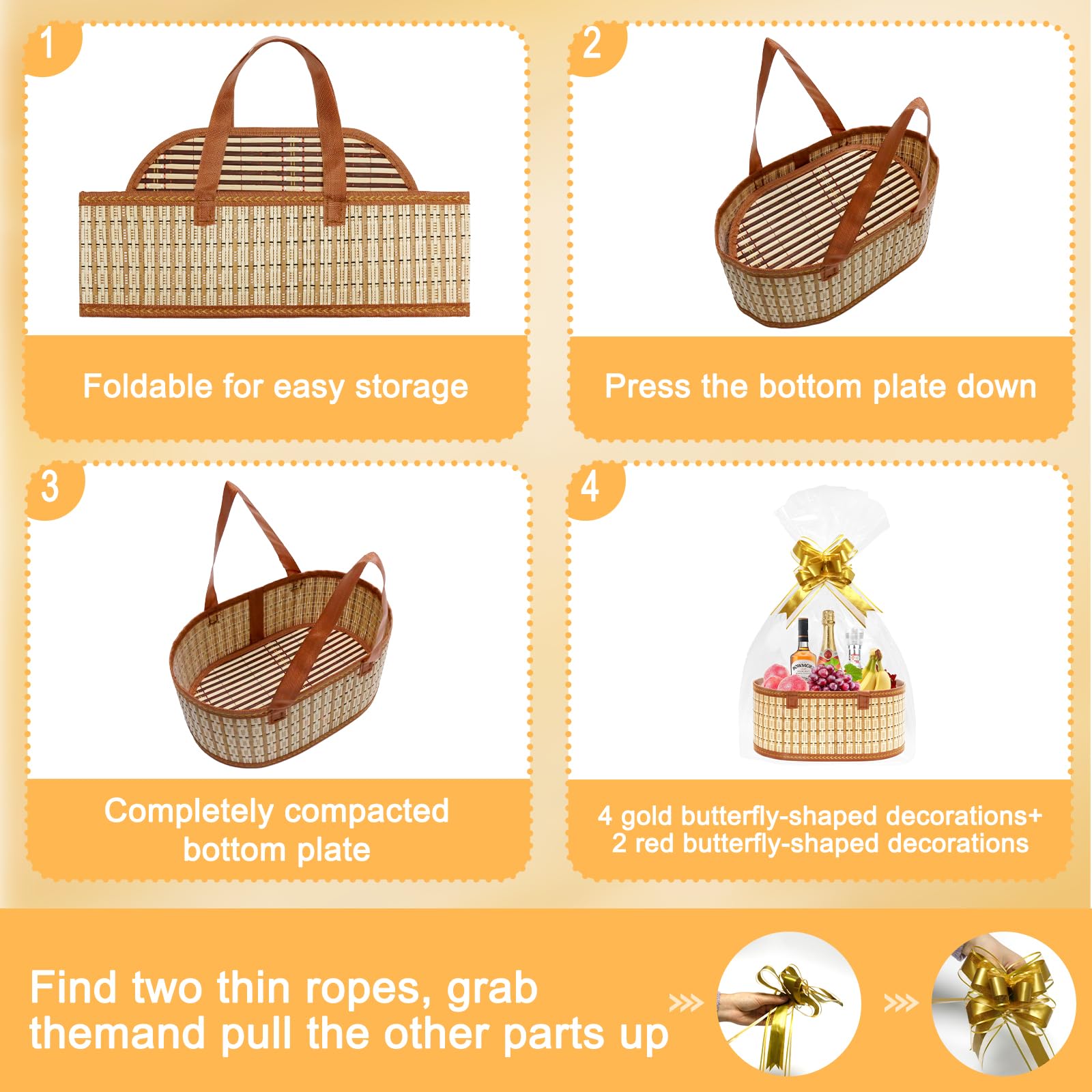 Mapaim foldable frame saves space when baskets are stored.