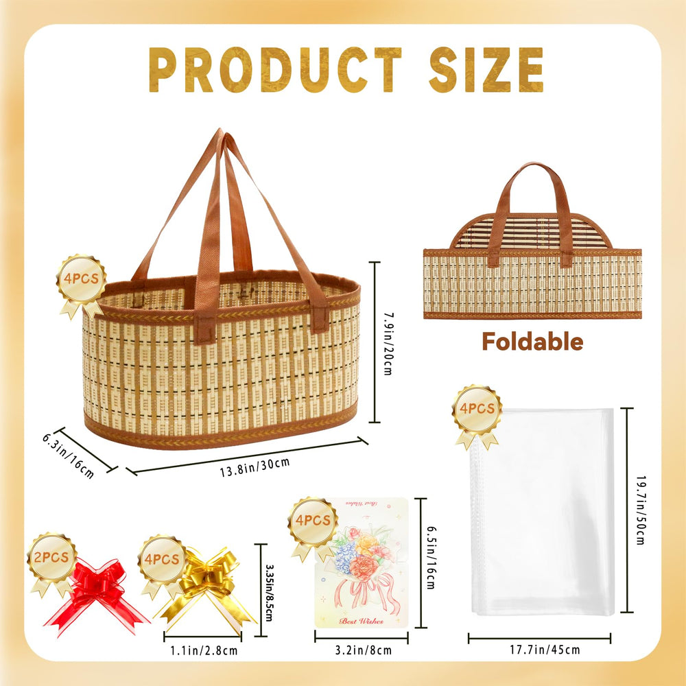 Mapaim wrap bags for gift baskets enable quick, polished wrapping.