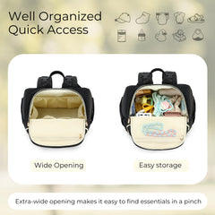 MAPLELILY changing pad inside for quick, hygienic diaper changes