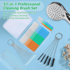 MAPVOLUT small tapered nylon brush fits tight openings to clear blockages.