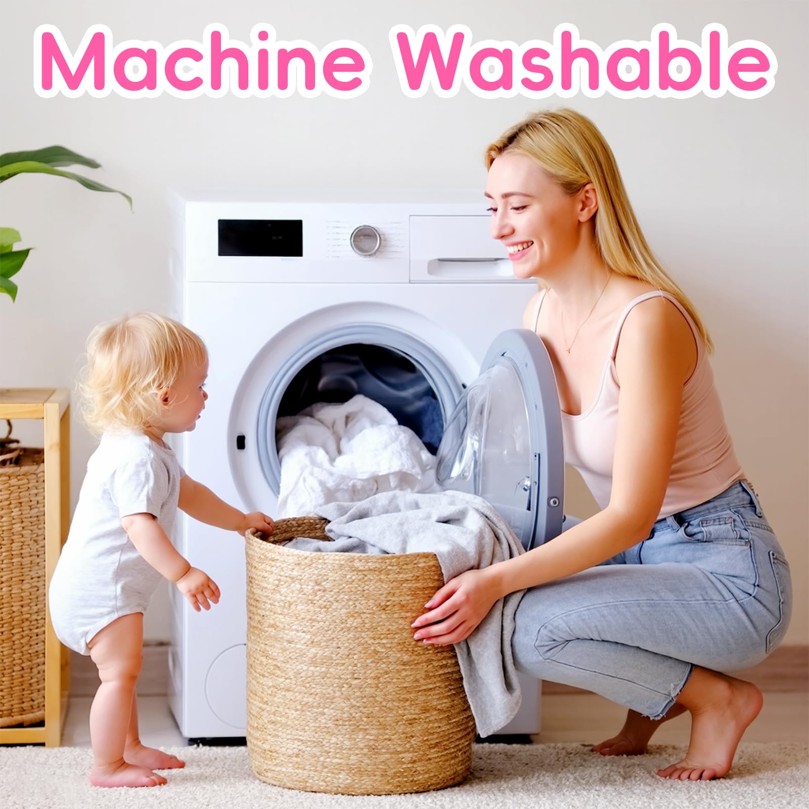 maqsai towel care: dryer-friendly two-pack for easy cleaning.