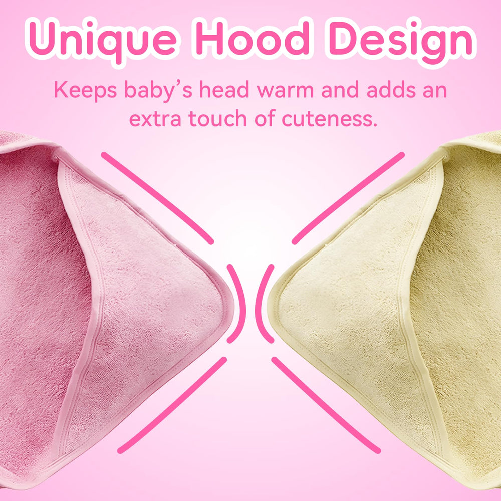 maqsai bath towel in use as a photo prop for cute baby moments.