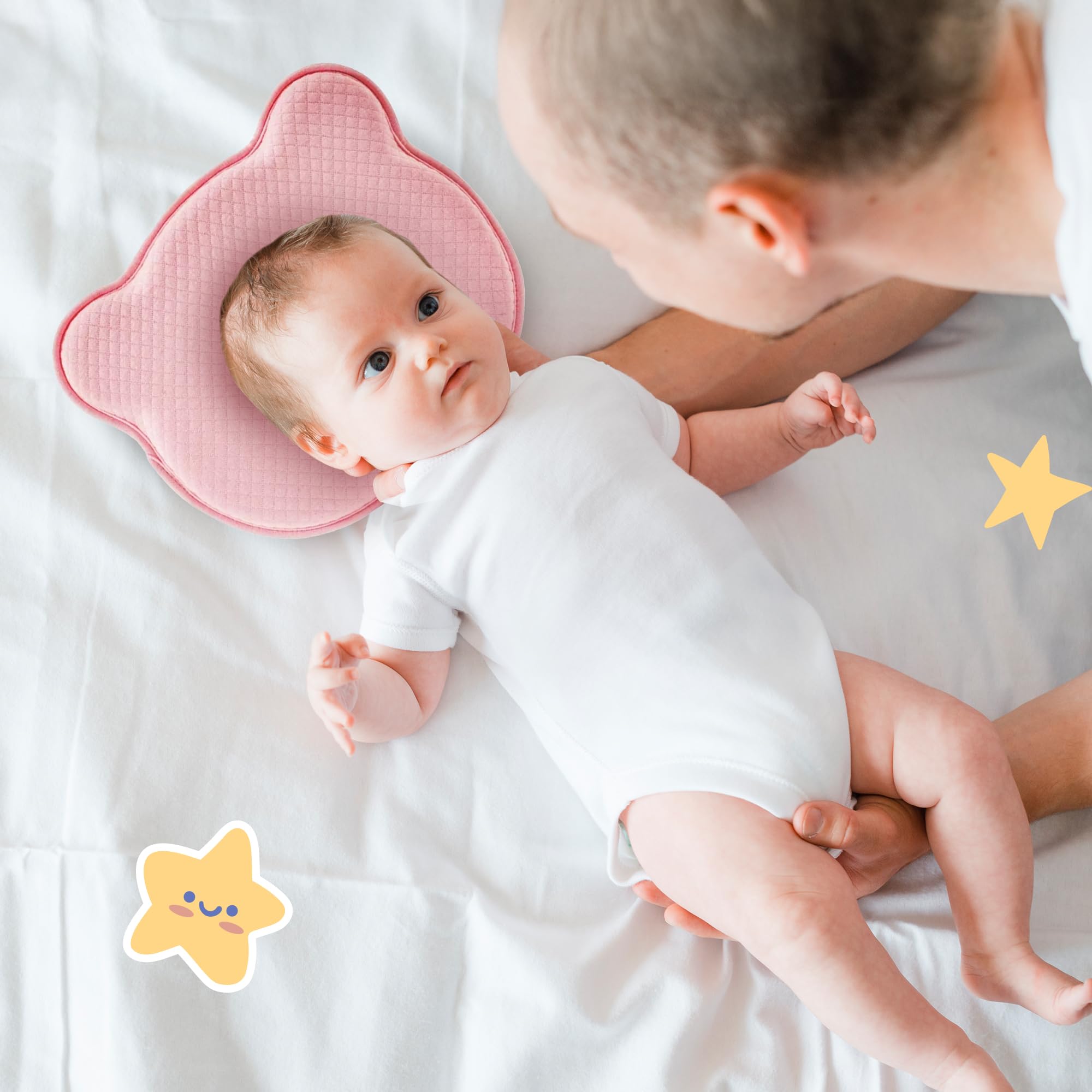 MarBoost breathable pillow promotes airflow during nap time.