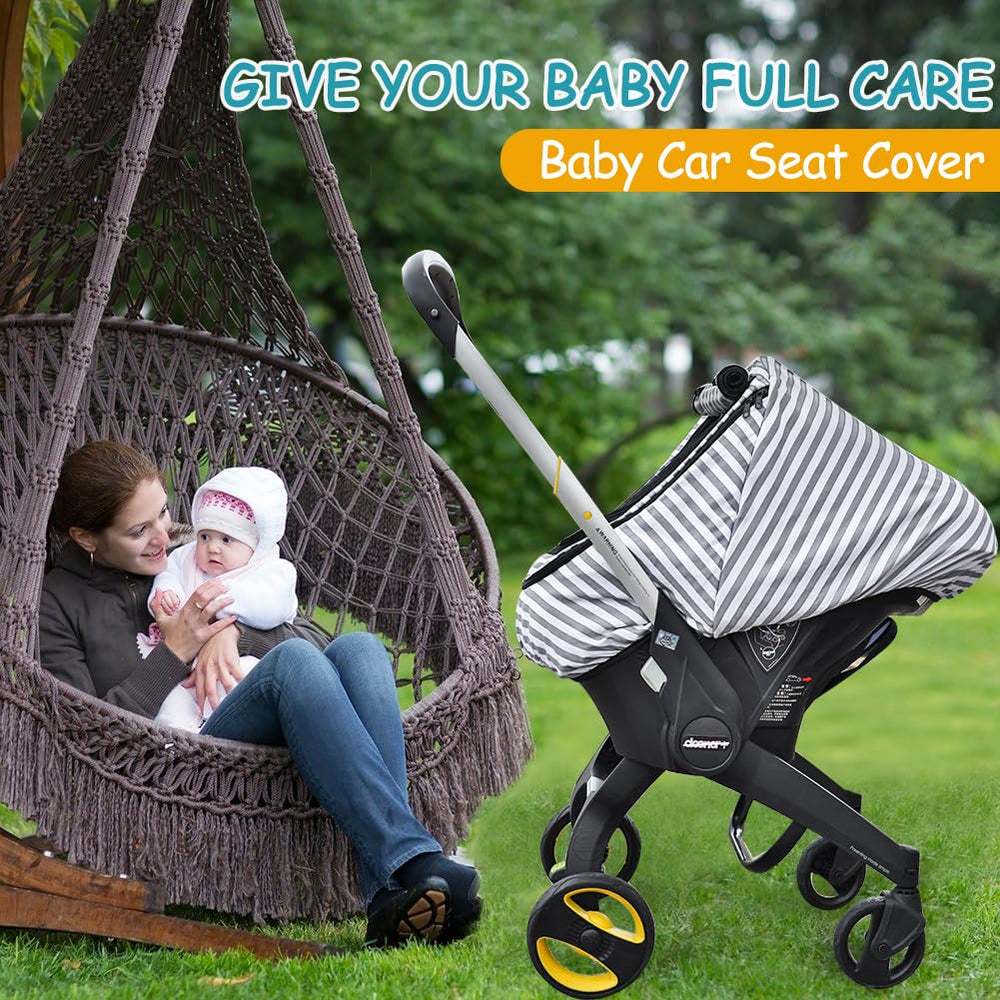 MARLIFER car seat cover grey stripe design adds style to travel gear