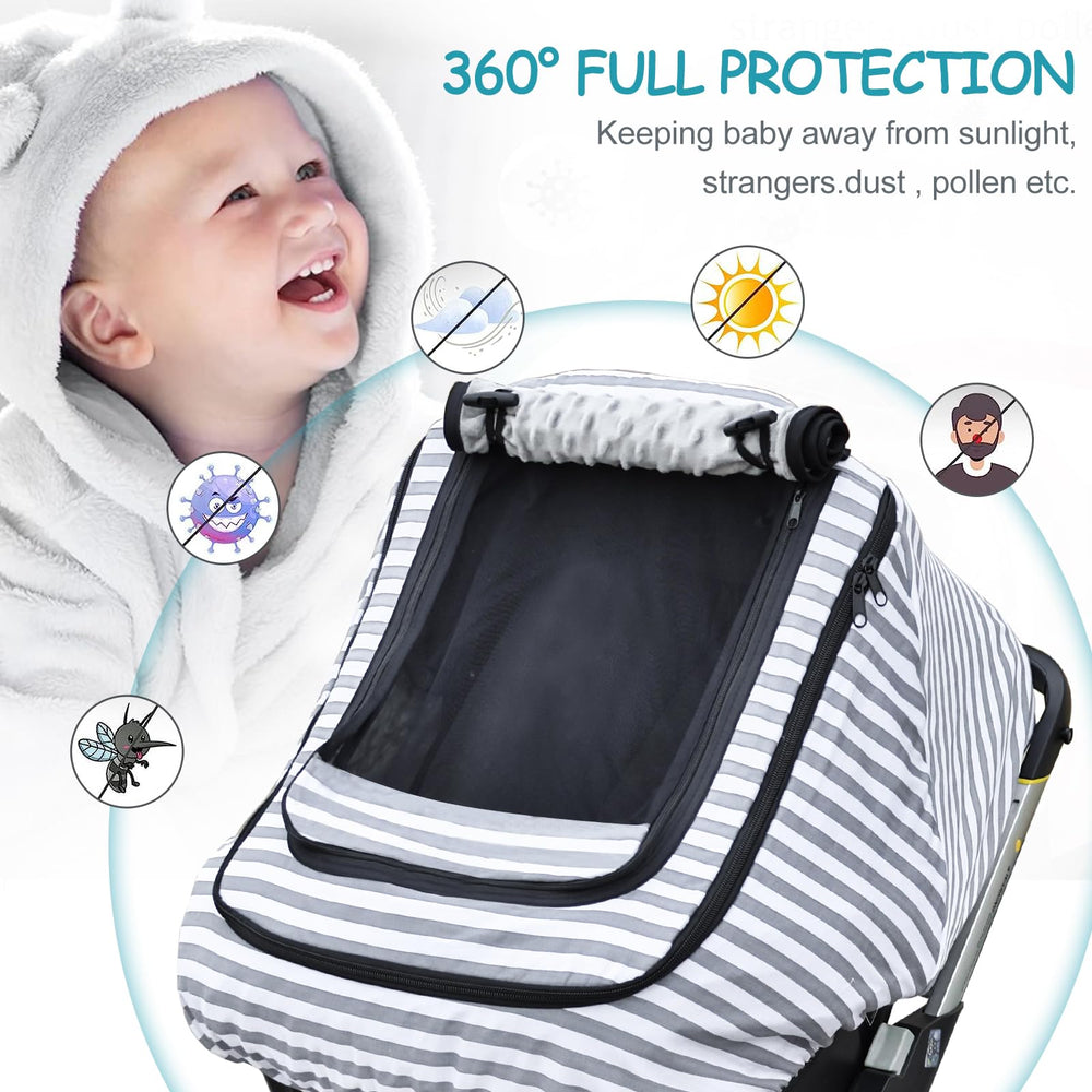 MARLIFER car seat cover kick-proof design protects fabric during activity