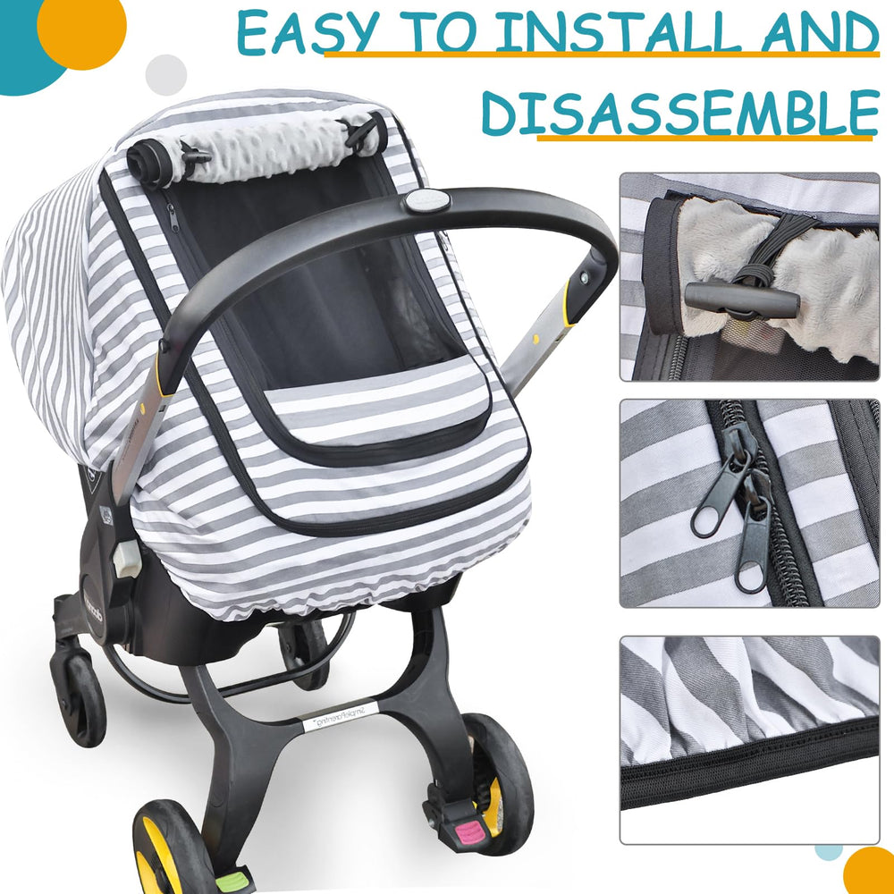 MARLIFER car seat cover quick installation for busy parents