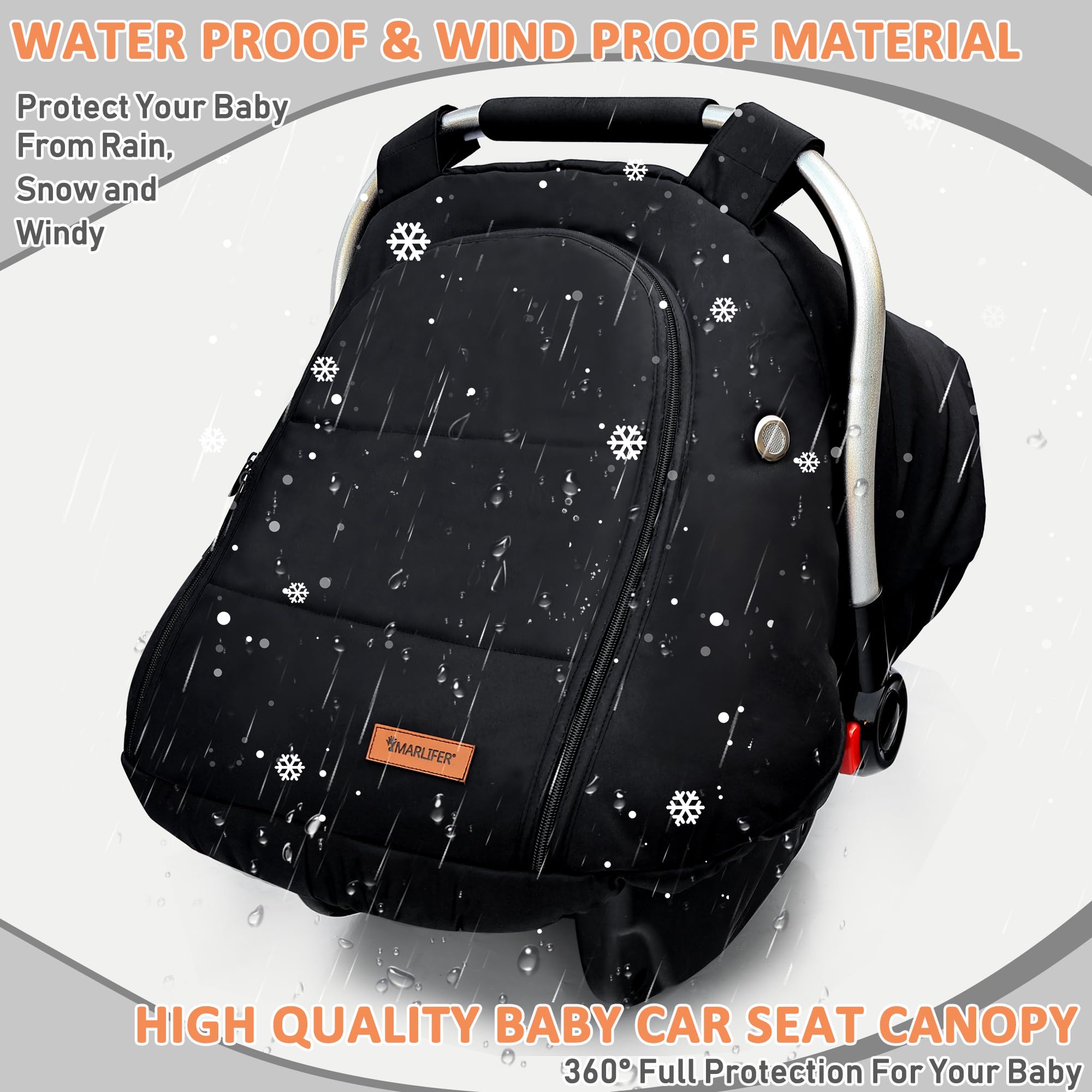MARLIFER side air vents provide breathable comfort for baby