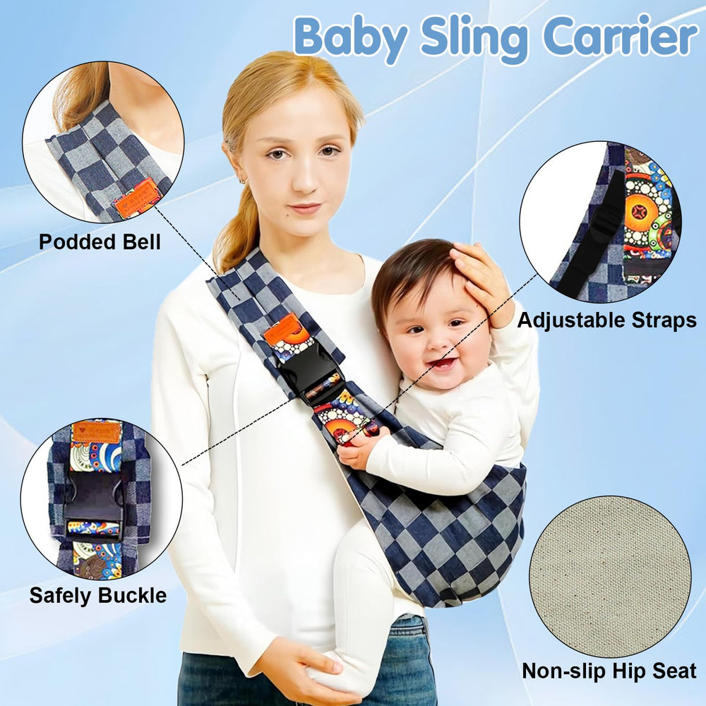 Marrlly Baby Sling Carrier demonstrates newborn-to-toddler fit for versatile early years carrying.