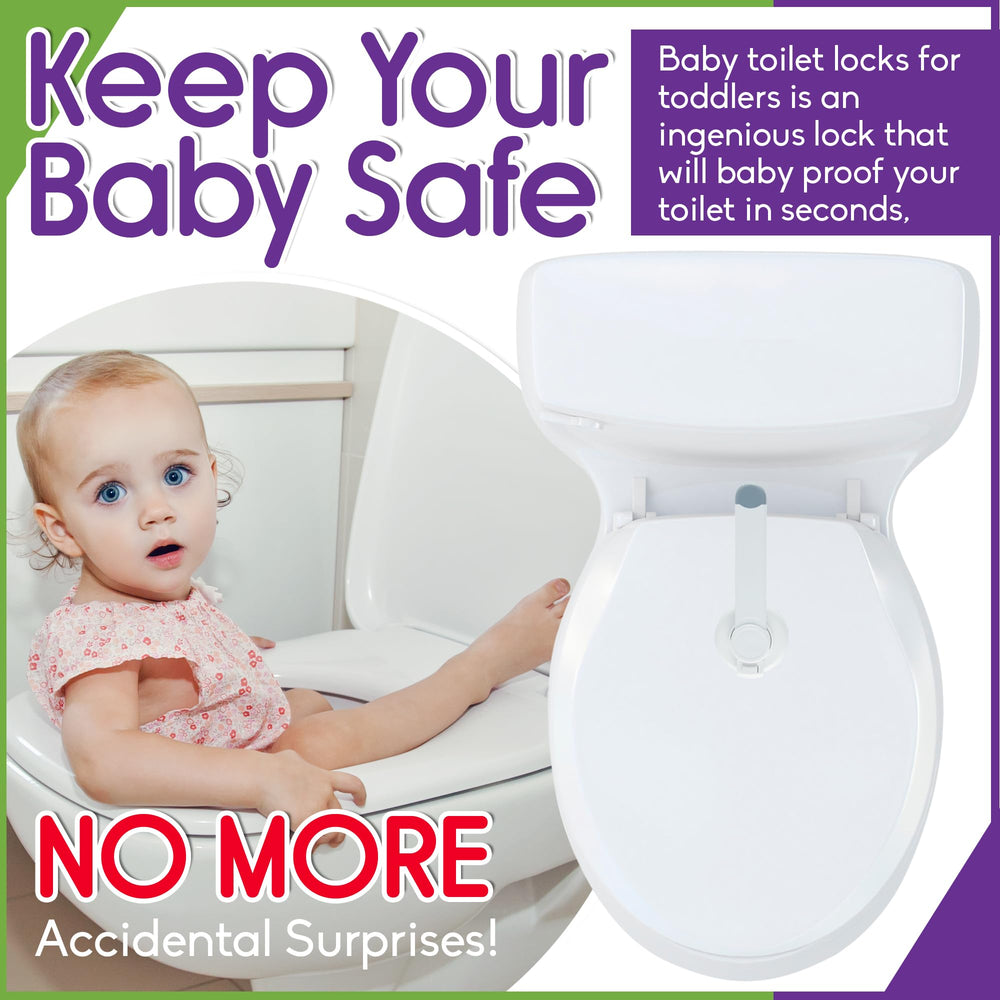 Mars Baby toilet seat lock packaging image highlights compact, single-pack convenience.