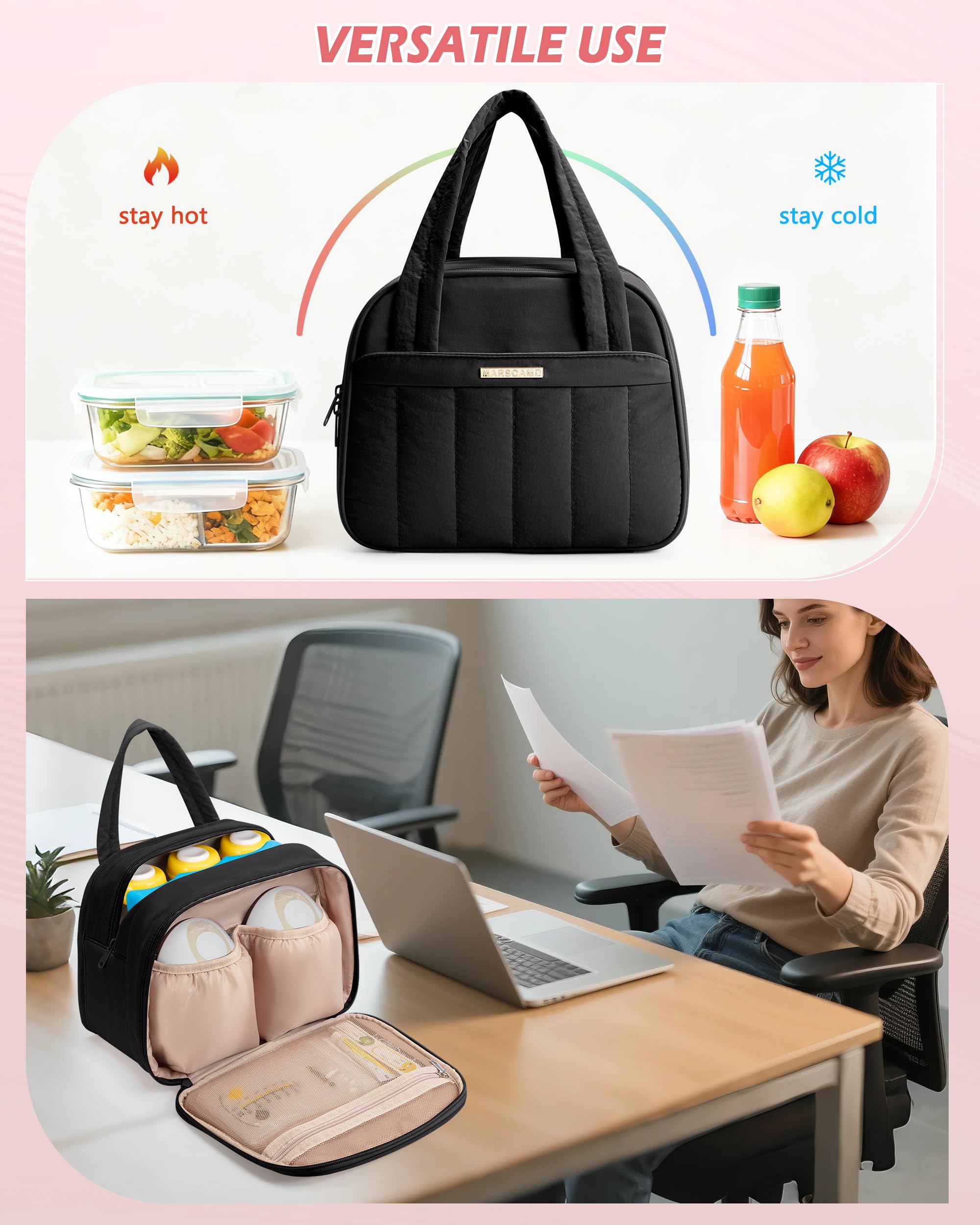 Marscamd bag padded handles for easy, comfortable carrying