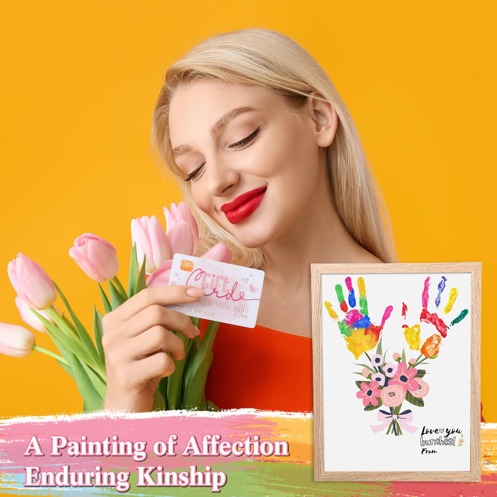 Marspark wooden frame and floral papers create a timeless keepsake.