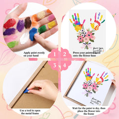 Marspark 12-color paints provide vibrant hues for lively creations.
