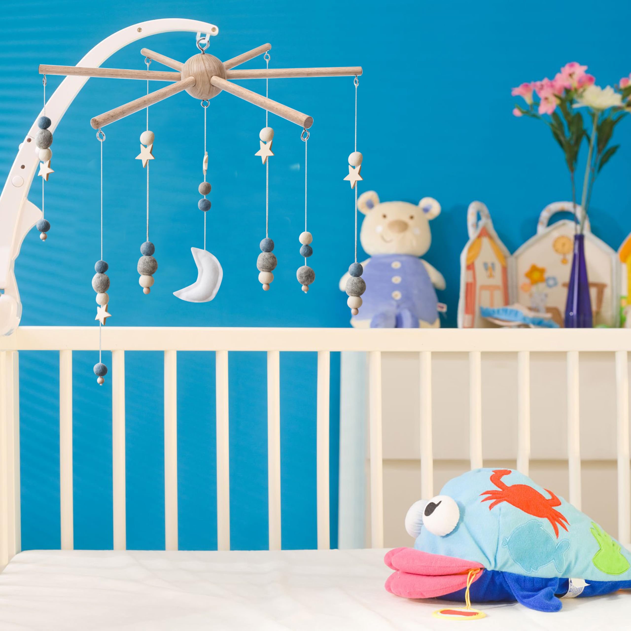 Marsrut Baby Mobile Kit Frame nursery setup ready for toys decorations
