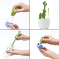 Marsrut cactus straw brush for easy cleaning of narrow straws
