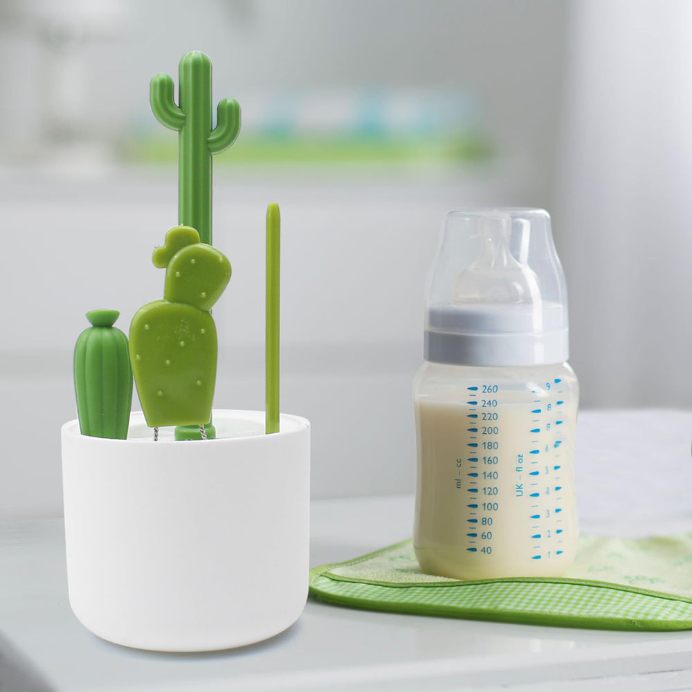 Marsrut cactus brush stand keeps brushes organized and accessible