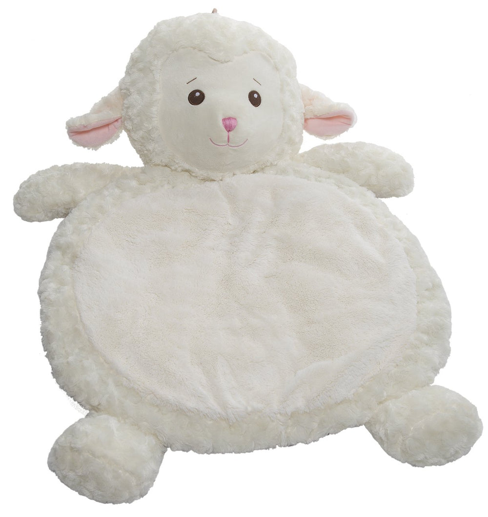 Mary Meyer Bestever Baby Mat Lamb in play area supports supervised activity.