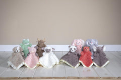 Mary Meyer Putty Nursery Panda blanket underside satin offers a smooth skin-friendly surface