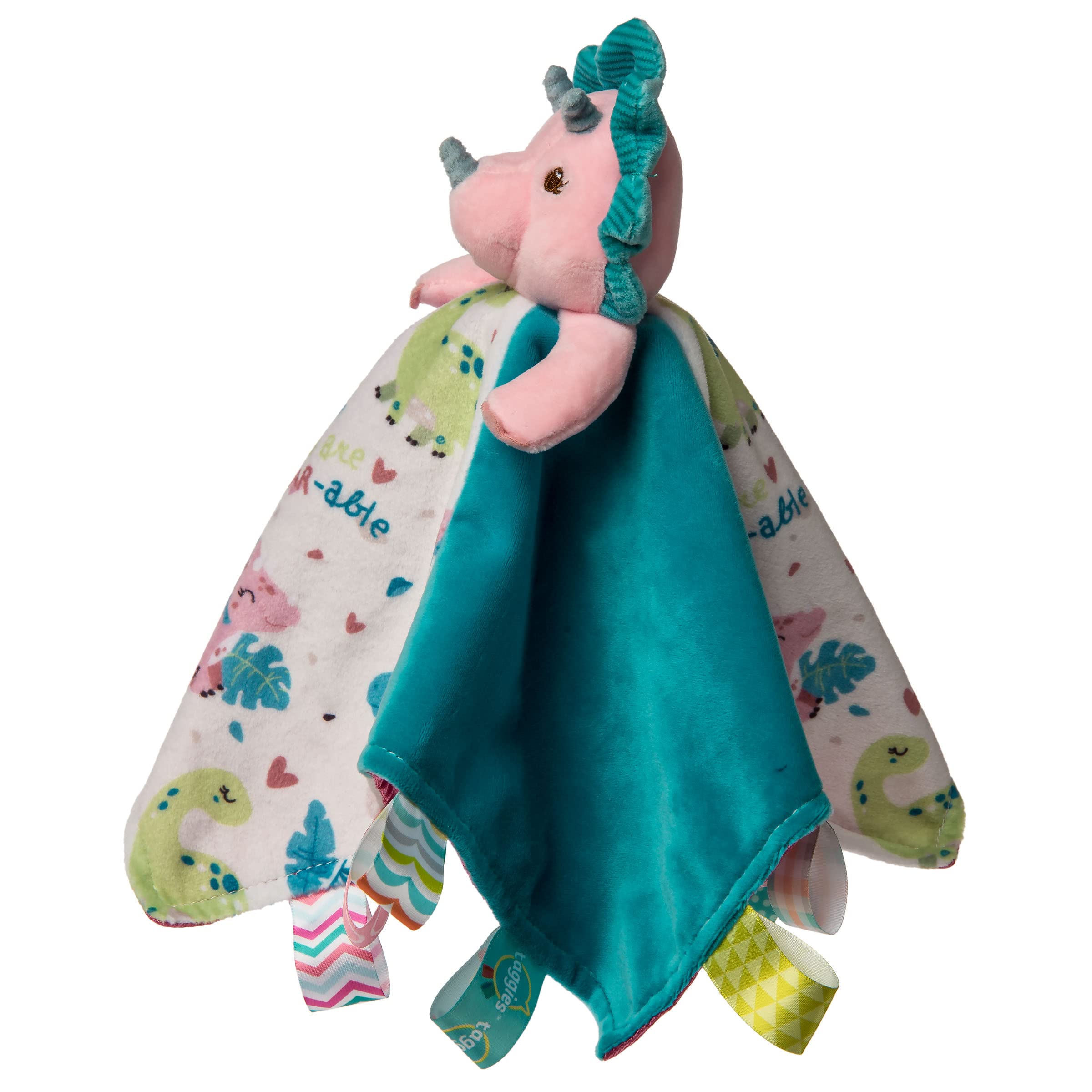 Mary Meyer Taggies Aroar-a-saurus interactive tags invite curious fingers and calming moments.