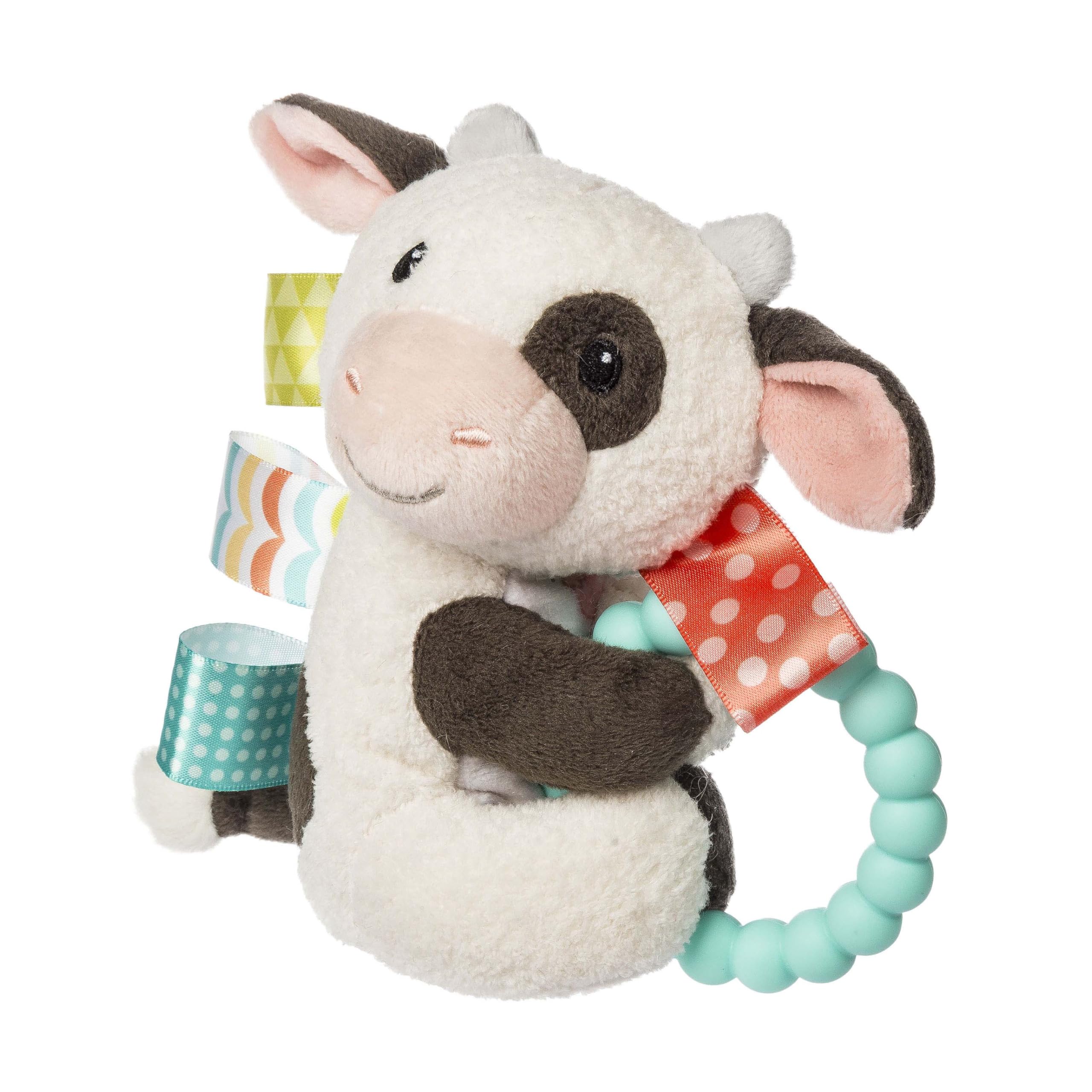 Mary Meyer Taggies Buttercup Cow sculpted face boosts baby engagement