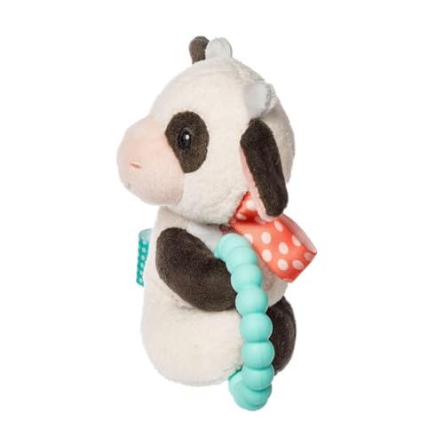 Mary Meyer Taggies Buttercup Cow satin tags encourage tactile sensory exploration