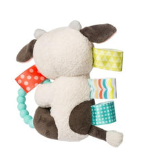 Mary Meyer Taggies Buttercup Cow teether ring close up for soothing teething moments