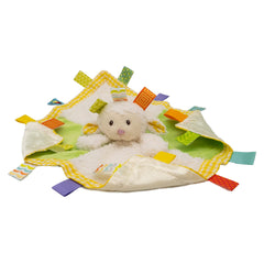 Mary Meyer Taggies Sherbet Lamb sensory-stimuli closeup demonstrates visual and tactile engagement