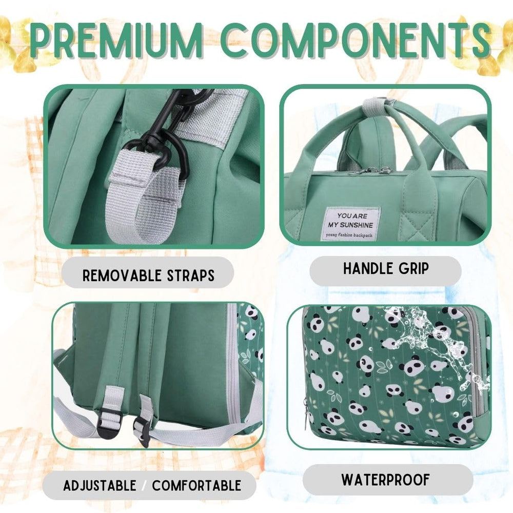 MARYAS Baby Diaper Bag Backpack waterproof fabric resists spills and cleans easily