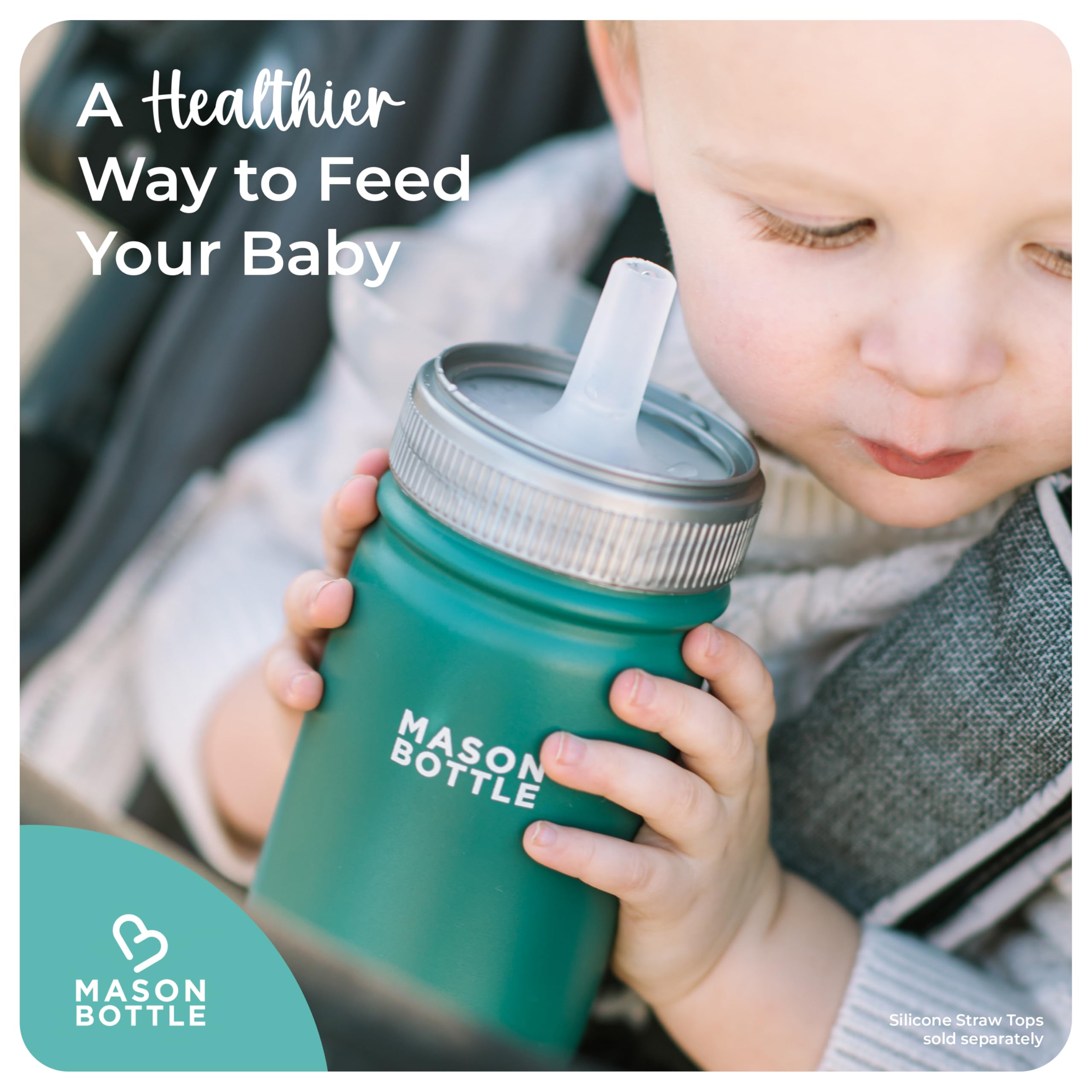 Mason Bottle 16oz jar in freezer-friendly storage scenario