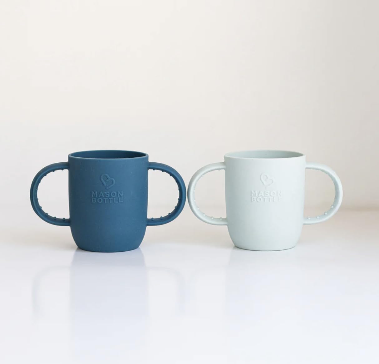 Mason Bottle handled sleeve maritime provides a secure slip-resistant grip for 8oz jars